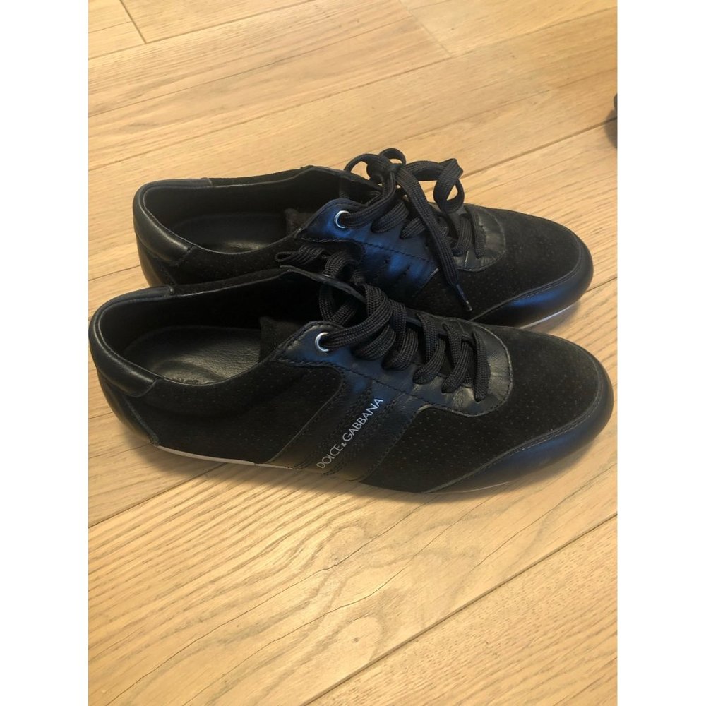 Dolce & Gabbana Suede Black Men's Sneakers